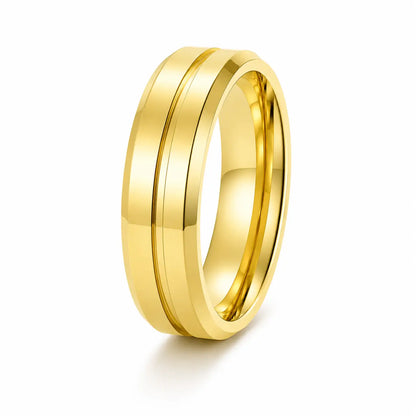 Golden Edge Ring