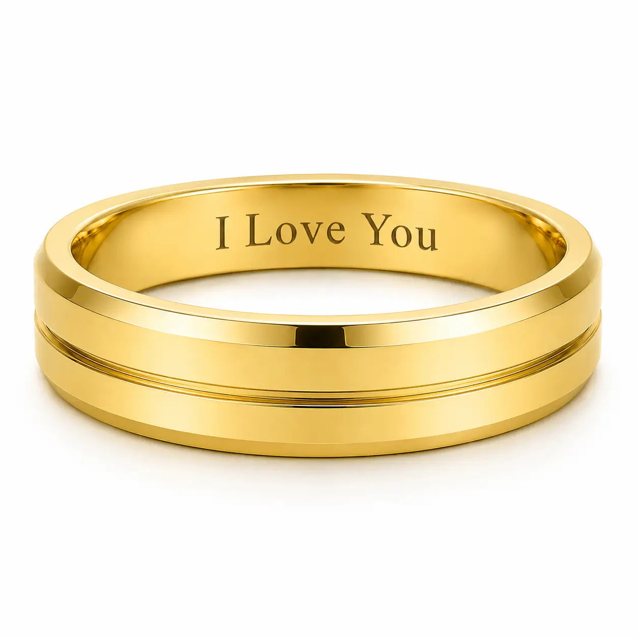 Golden Edge Ring