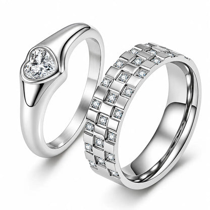 Heart Promise Ring Set