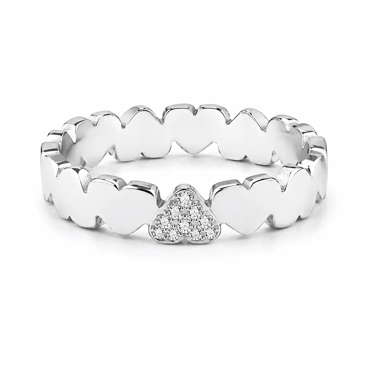 Personalized Gold Heart Ring