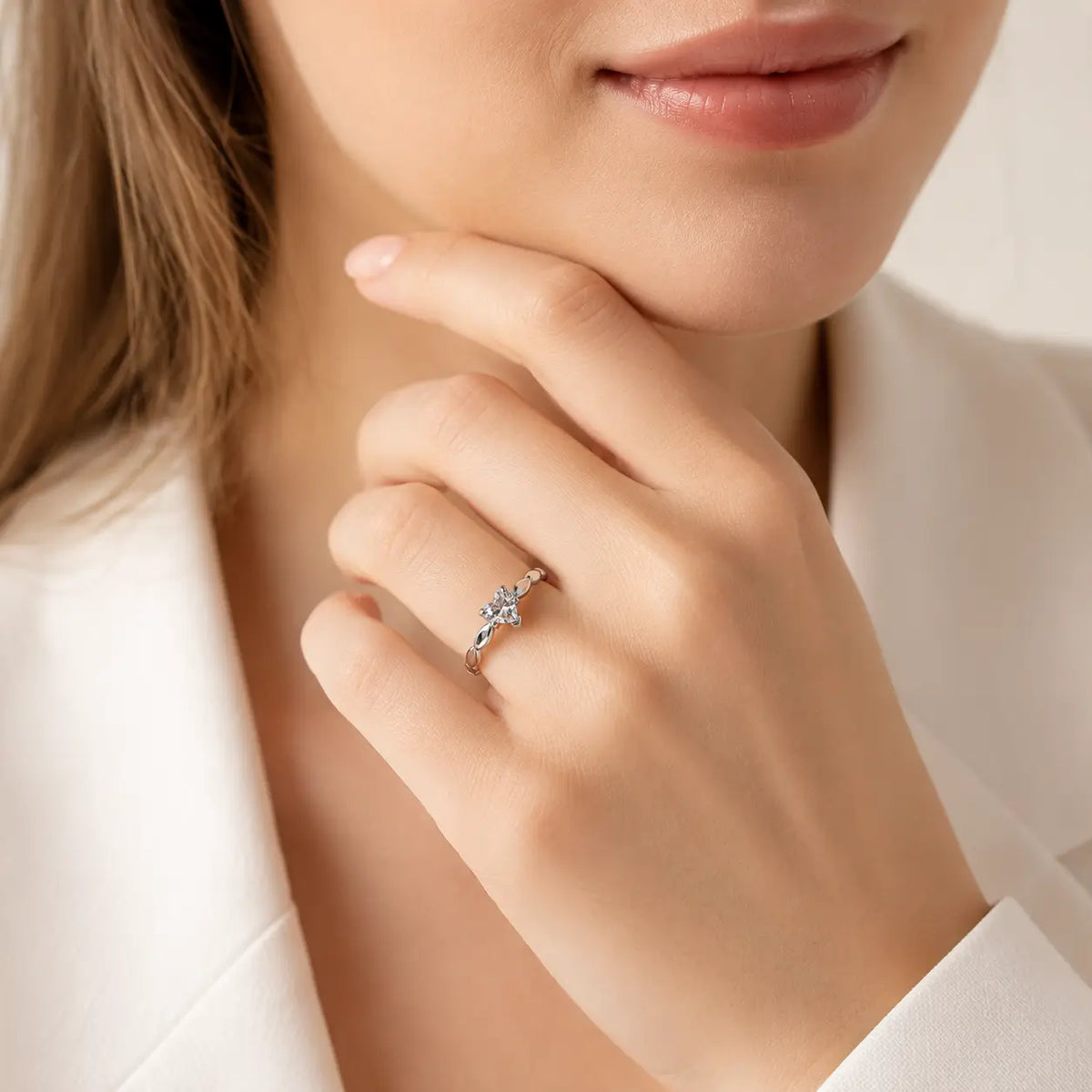 Engraved Promise Ring Set