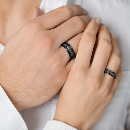 His Crazy Her Weirdo Heart Rings for Couples