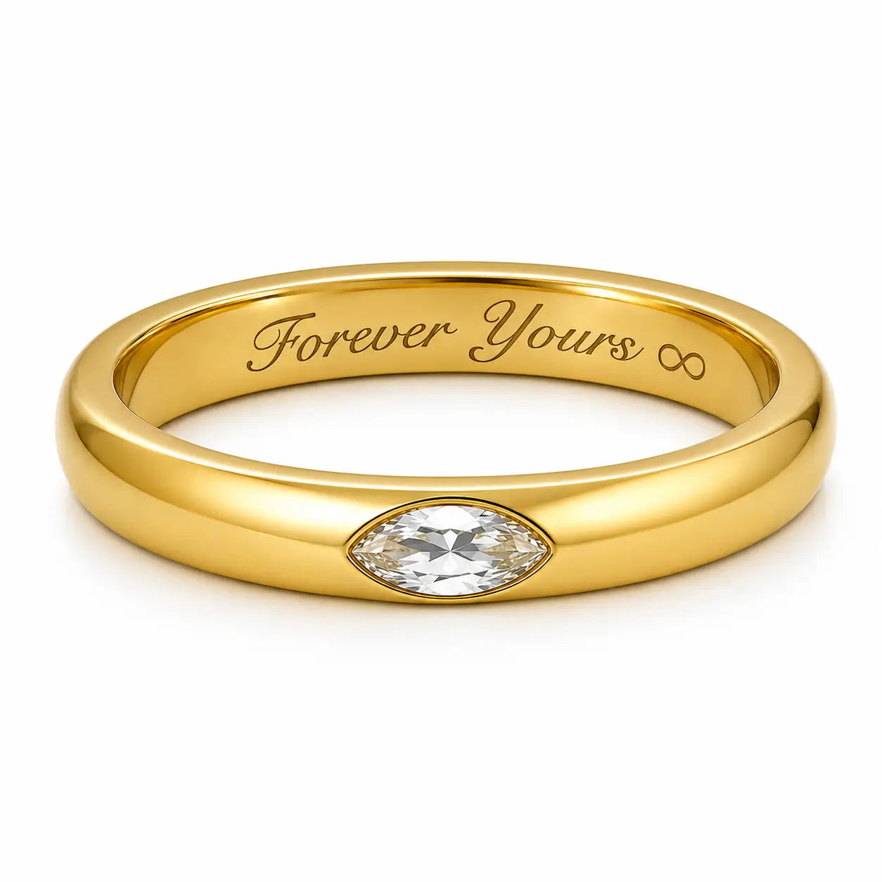 Marquise Personalized Ring