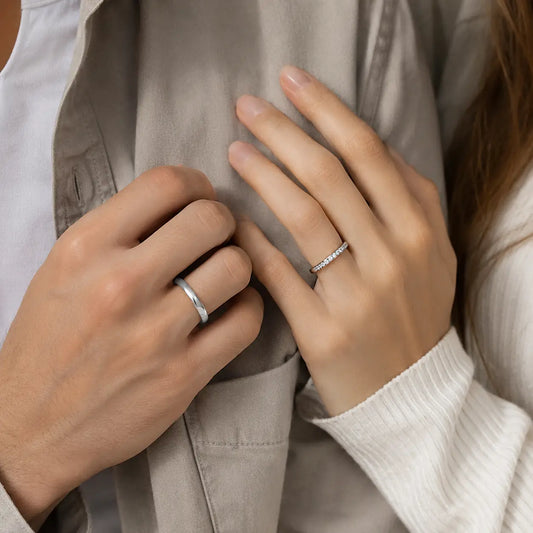 Personalized Couple Bridal Rings