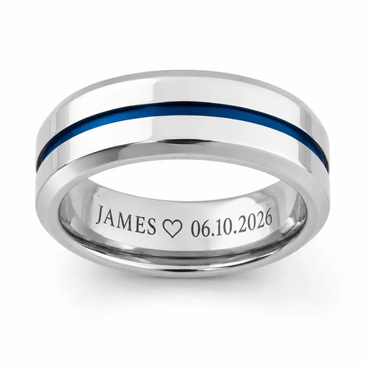 Blue Custom Ring