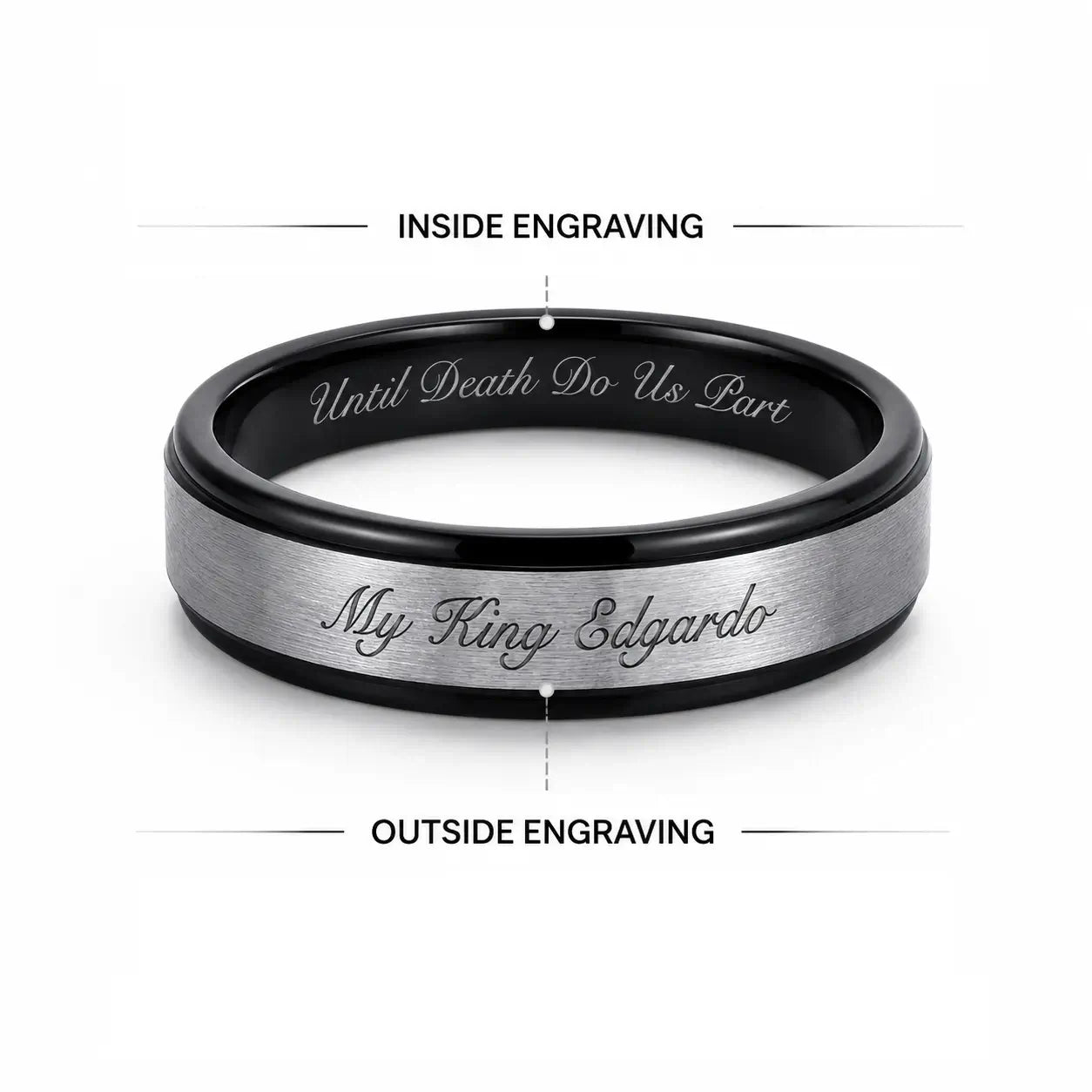 Men's Engravable Promise Ring