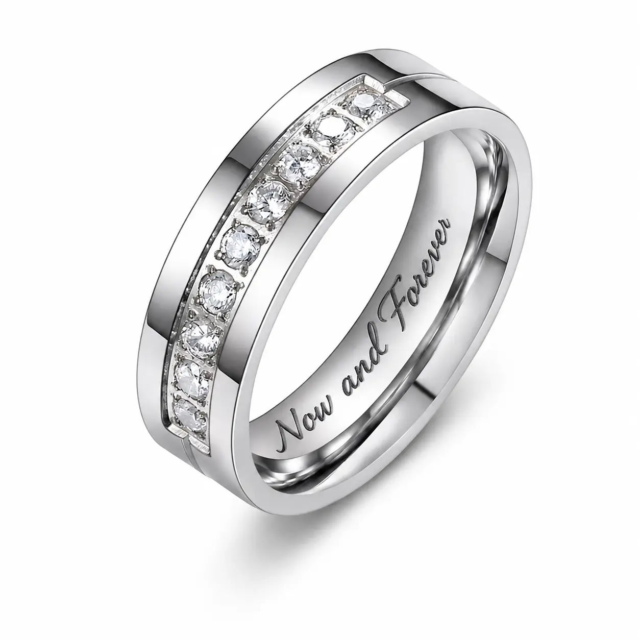 Personalized Nine Stone Ring