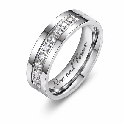 Personalized Nine Stone Ring