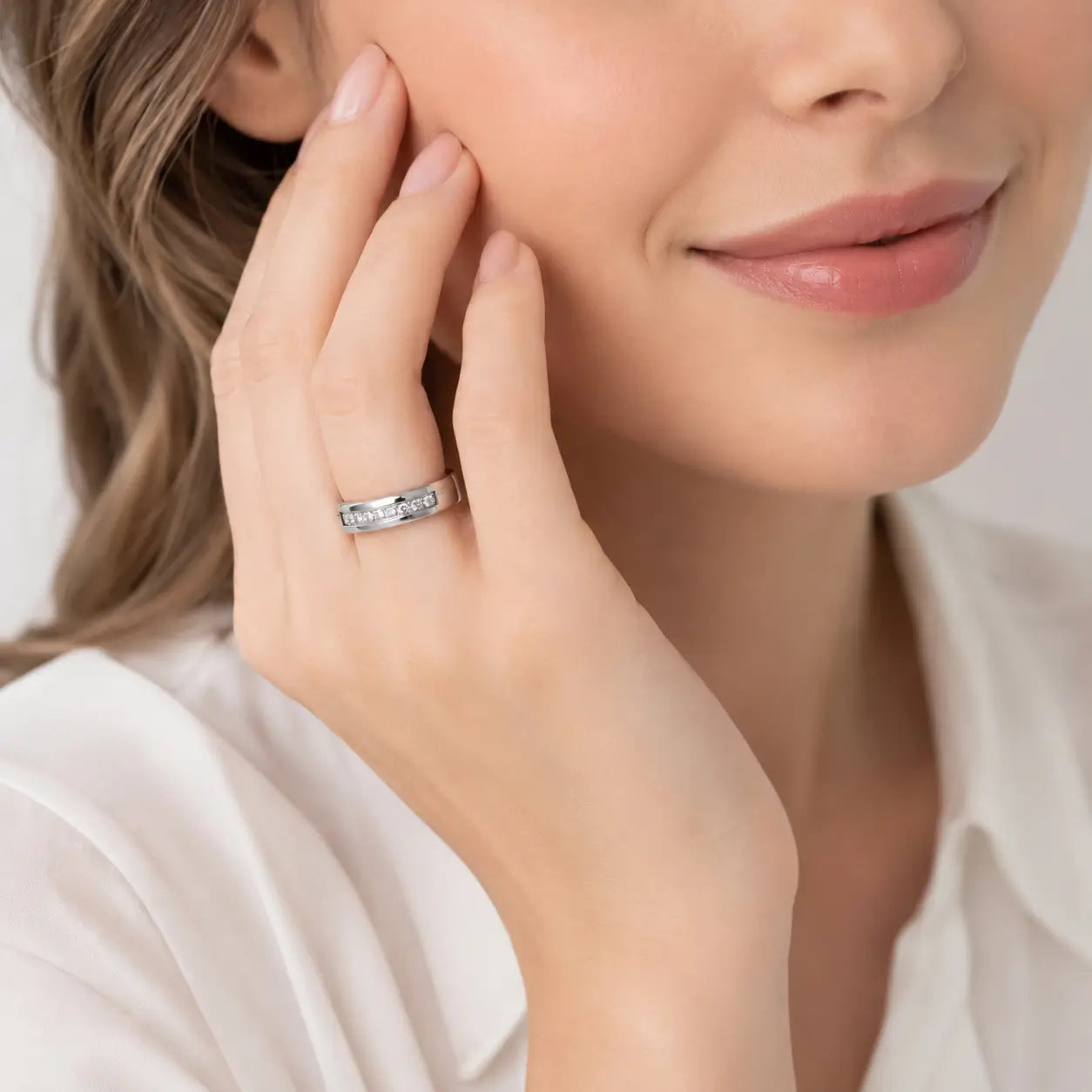 Personalized Nine Stone Ring