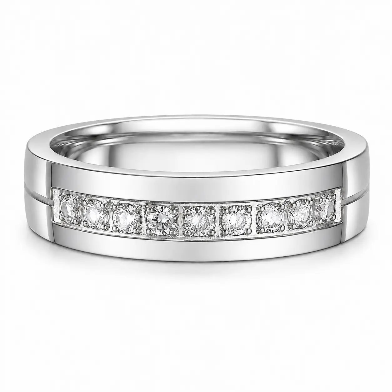 Personalized Nine Stone Ring