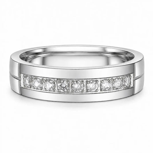 Personalized Nine Stone Ring