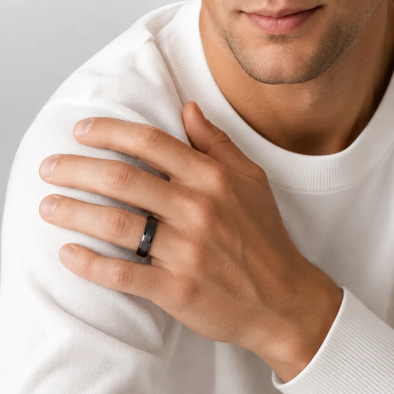Golden Edge Ring