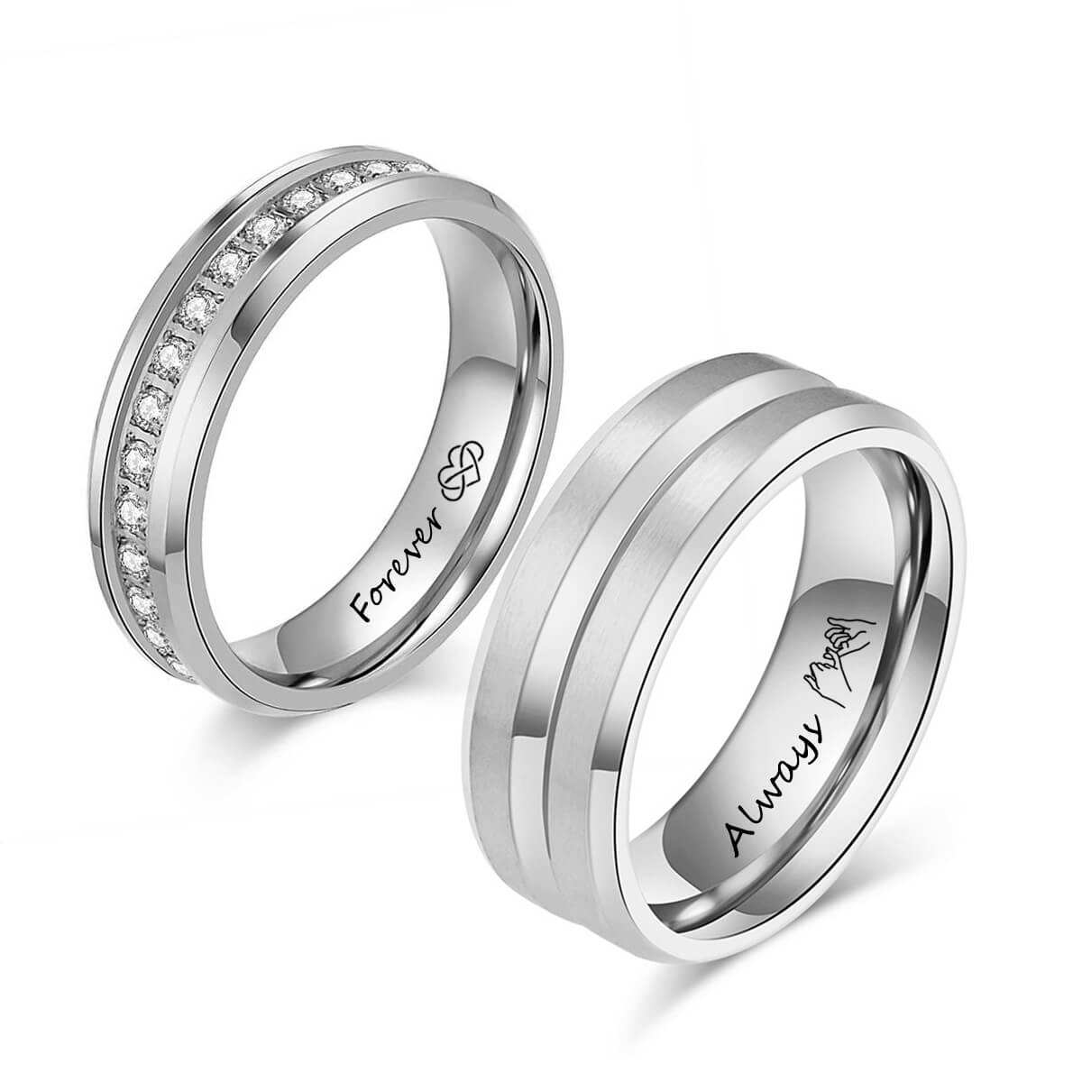 Black Couple Rings