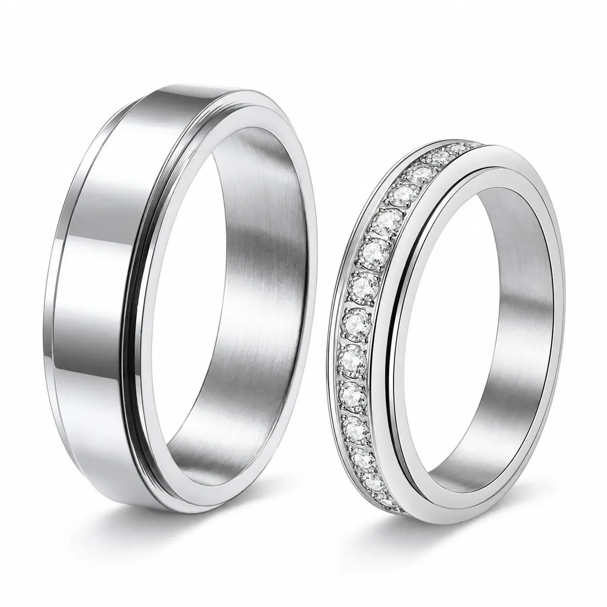 Spinner Fidget Rings for Couples