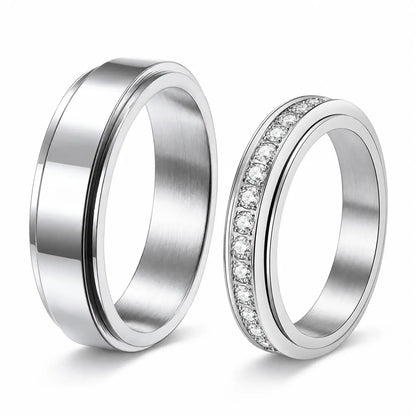 Spinner Fidget Rings for Couples