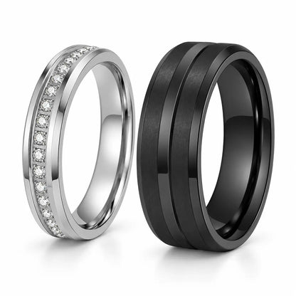 Engraved Couple Rings