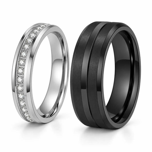 Engraved Couple Rings
