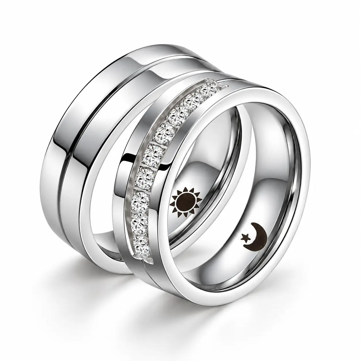 Sun & Moon Promise Rings