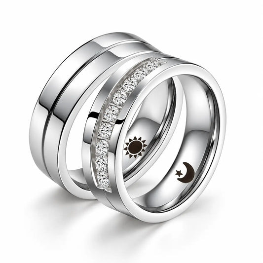 Sun & Moon Promise Rings