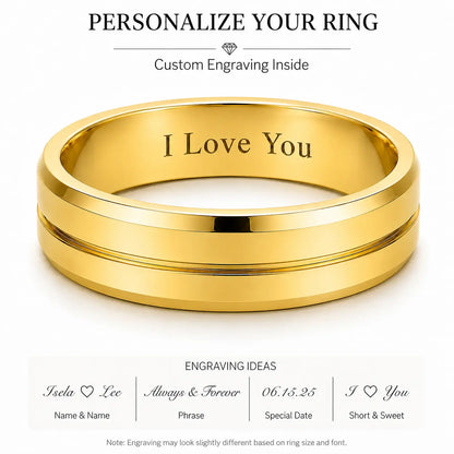 Engraved Promise Band