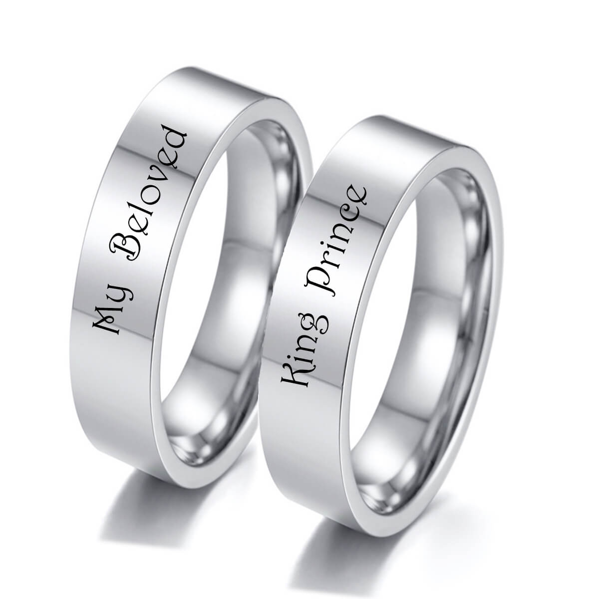 Unisex Couple Promise Rings