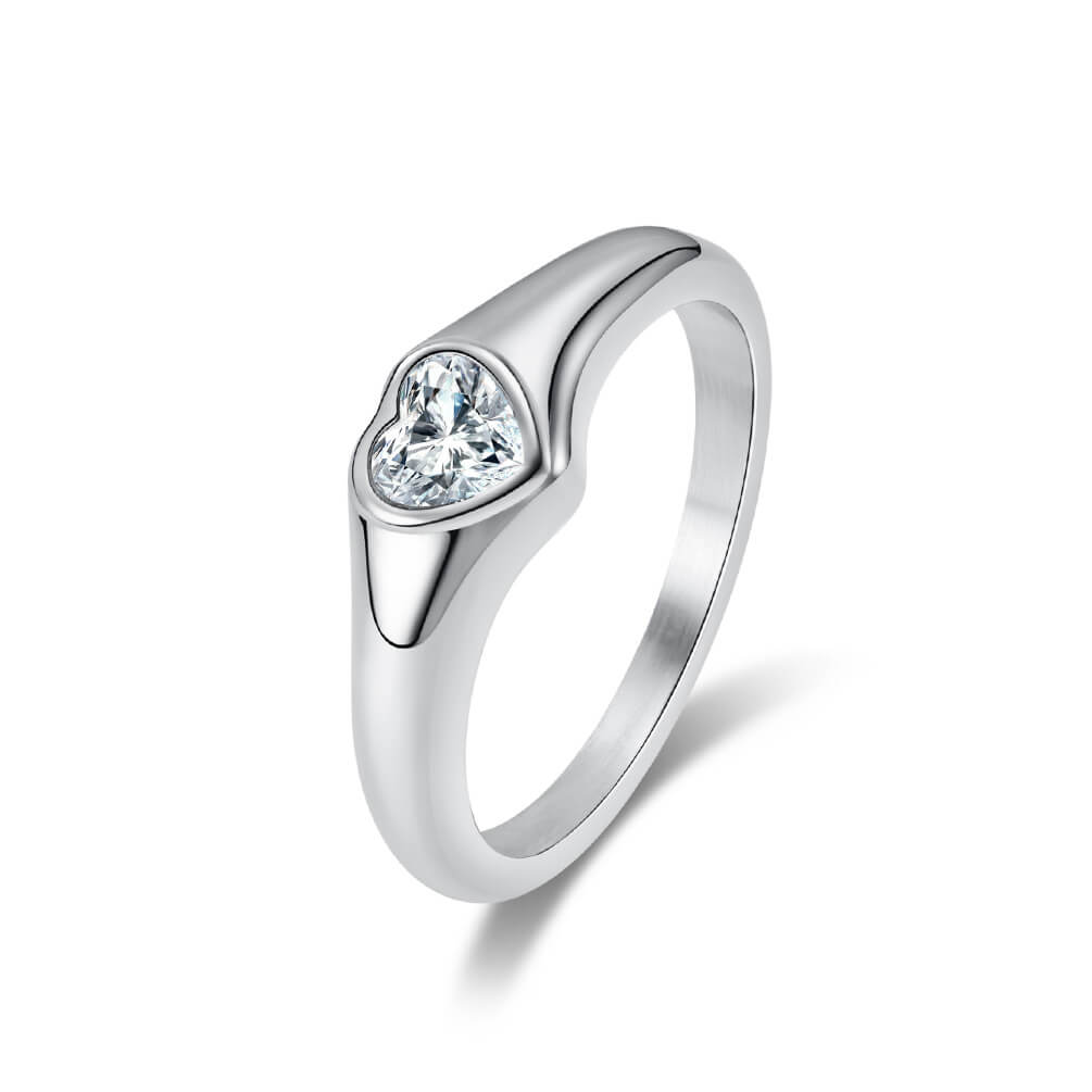 Heart Promise Ring Set