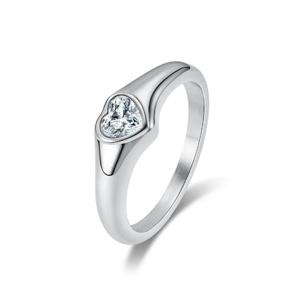 Heart Promise Ring Set