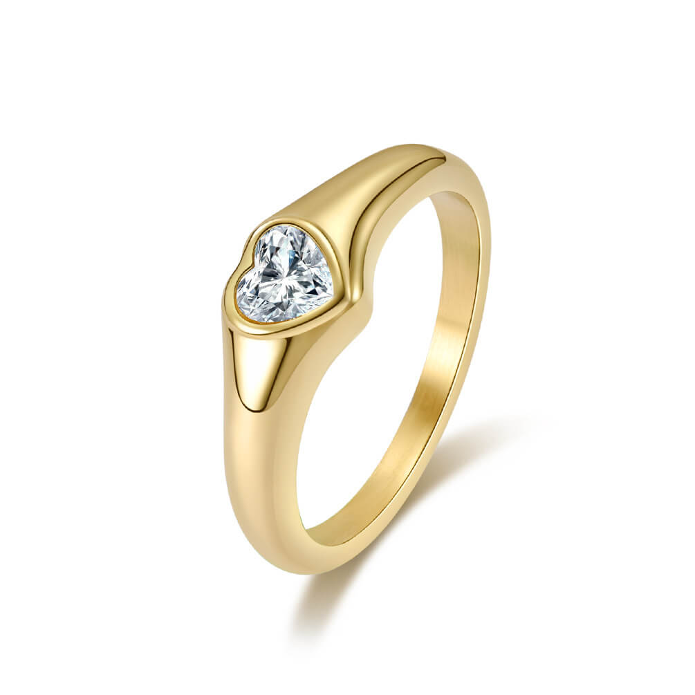 Heart Promise Ring Set