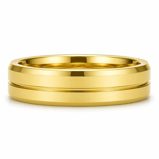 Golden Edge Ring