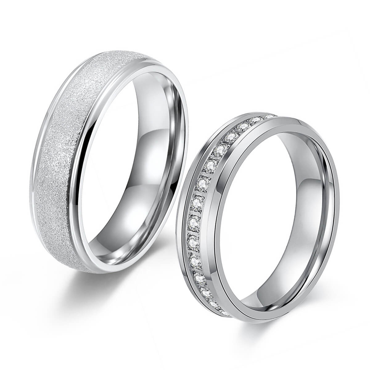 Engraved Promise Rings for Women & Men Anniversary Gifts Wedding Bands ...