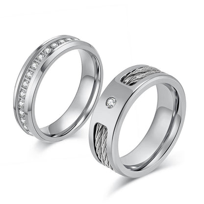 Promise Ring Set Gold-Tone