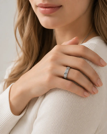 Golden Grid Ring