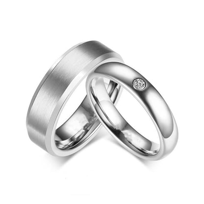 Titanium Couple Ring Personalize with Engravings