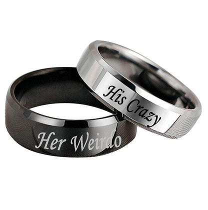 Her King His Queen Ring Couple Set