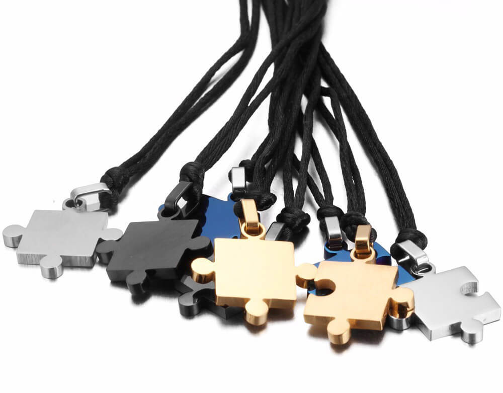 Matching Puzzle Necklace