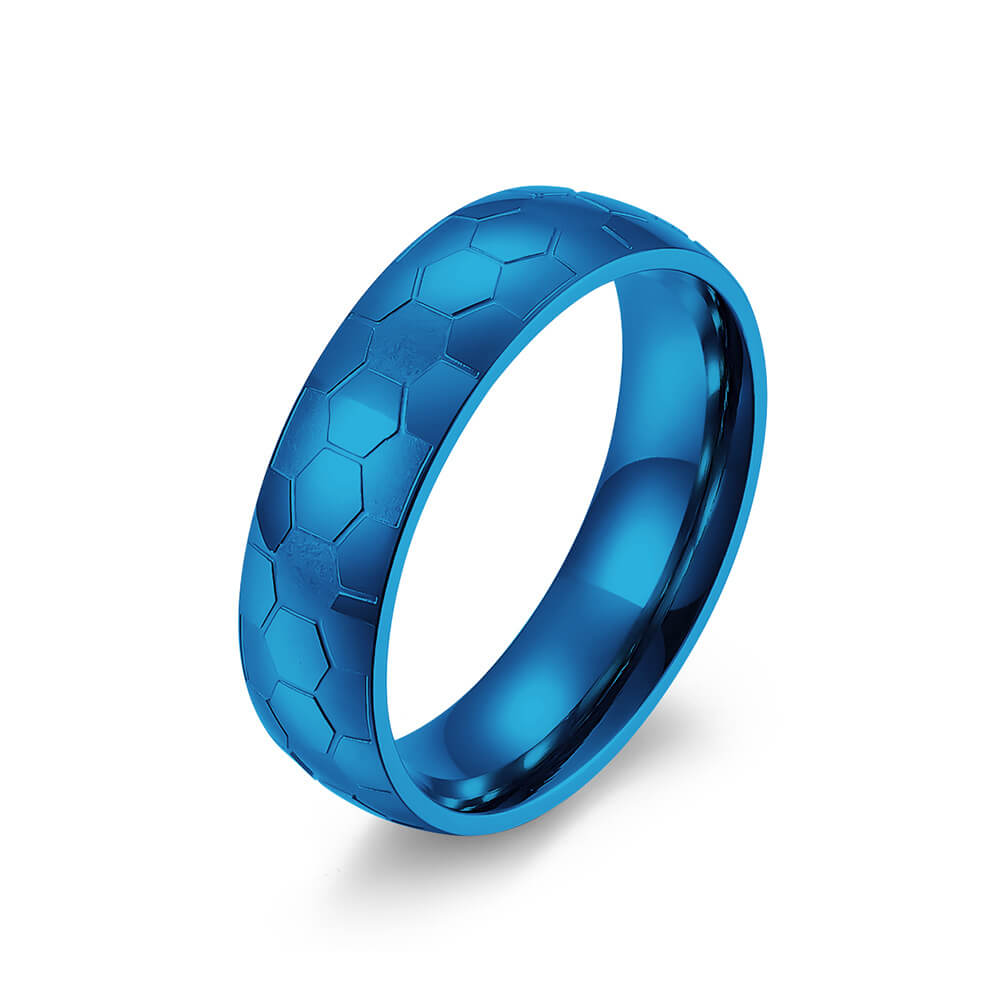 World Cup Football Fans Engraved Ring