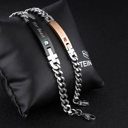 Her Beast & His Beauty Couple Bracelets ( Set)