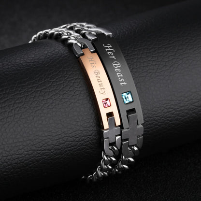Her Beast & His Beauty Couple Bracelets ( Set)