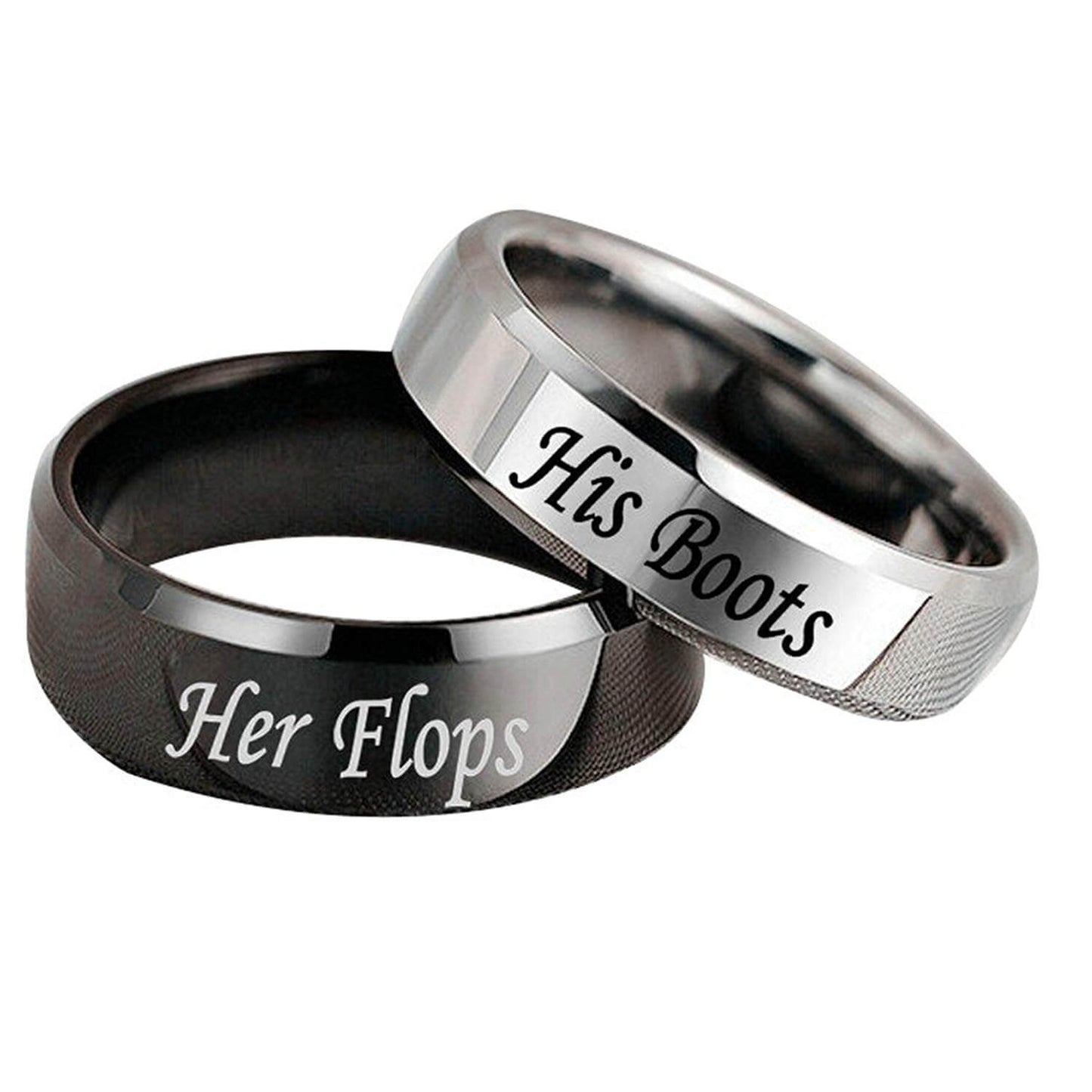 Her King His Queen Ring Couple Set