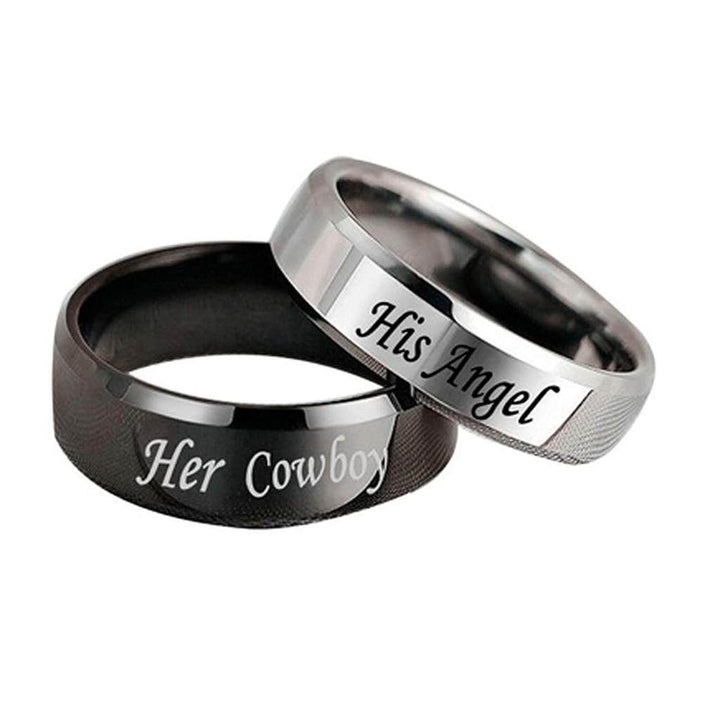 Her King His Queen Ring Couple Set