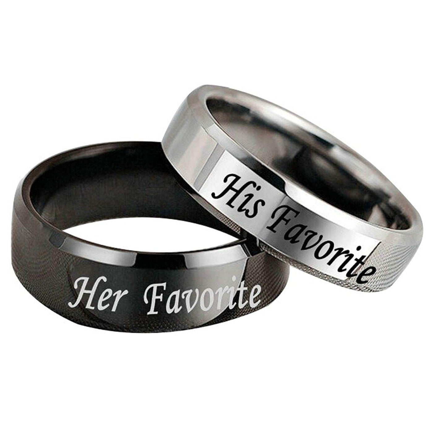 Her King His Queen Ring Couple Set