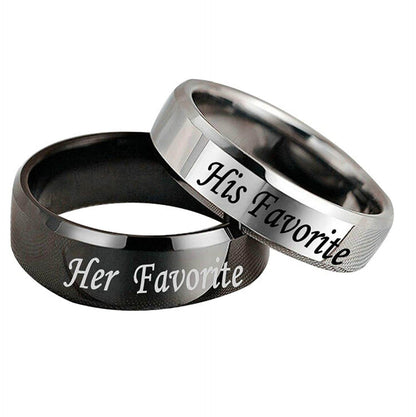 Her King His Queen Ring Couple Set