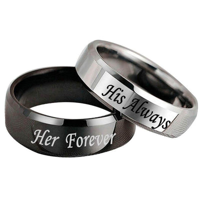 Her King His Queen Ring Couple Set