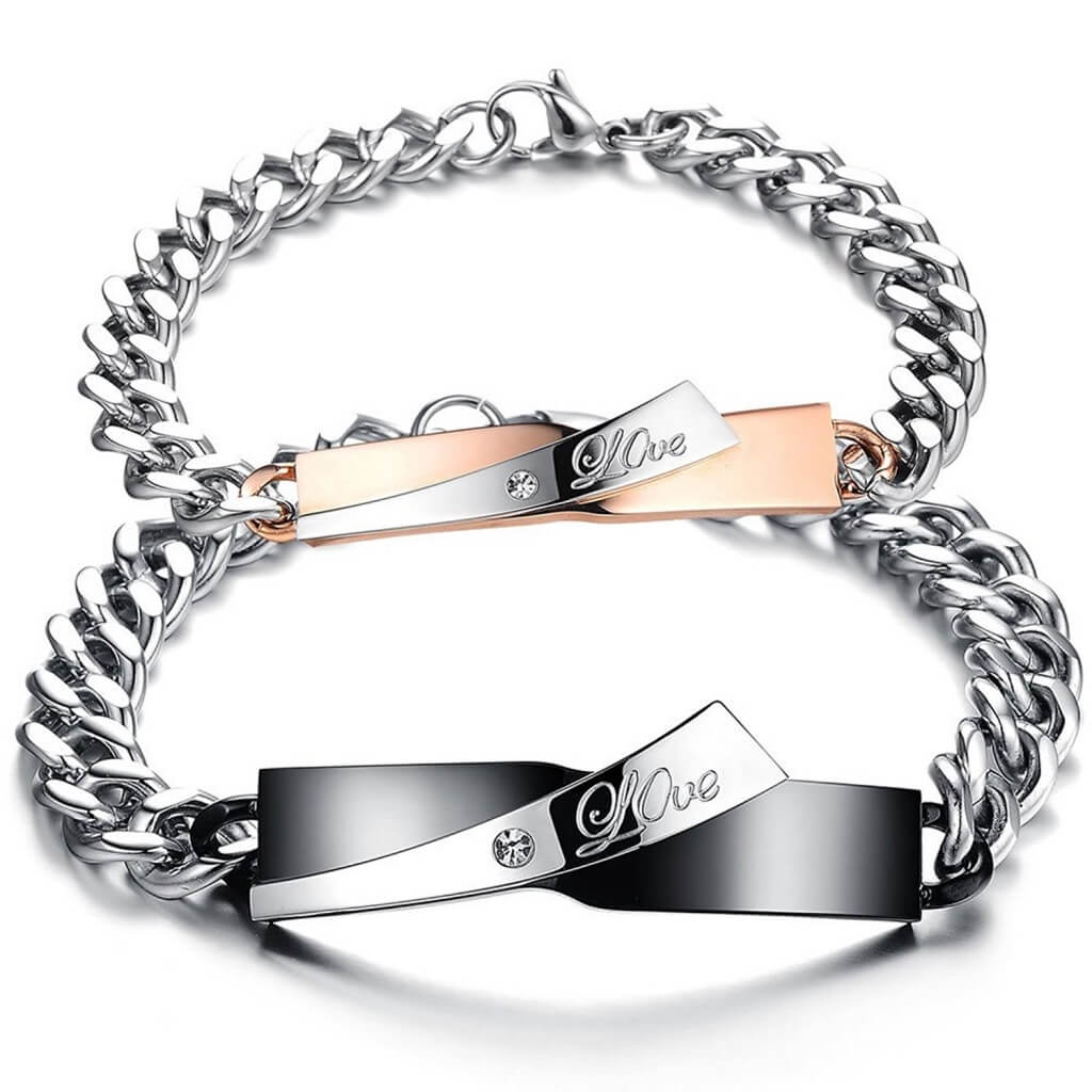 Matching Love Bracelets for Couples
