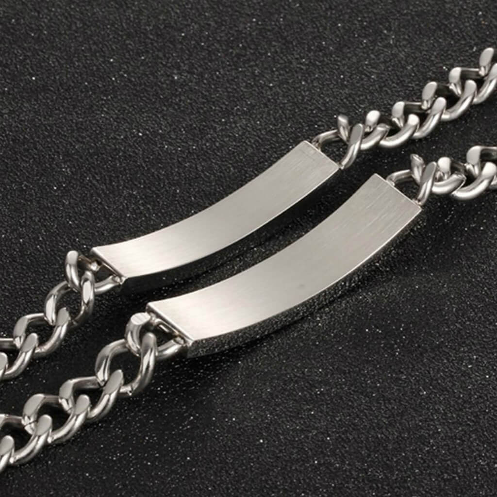 Matching Heart Bracelets for Couples