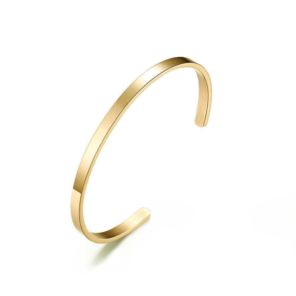 Couple Open Cuff Bracelets for Women and Men