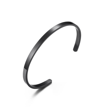 Couple Open Cuff Bracelets for Women and Men