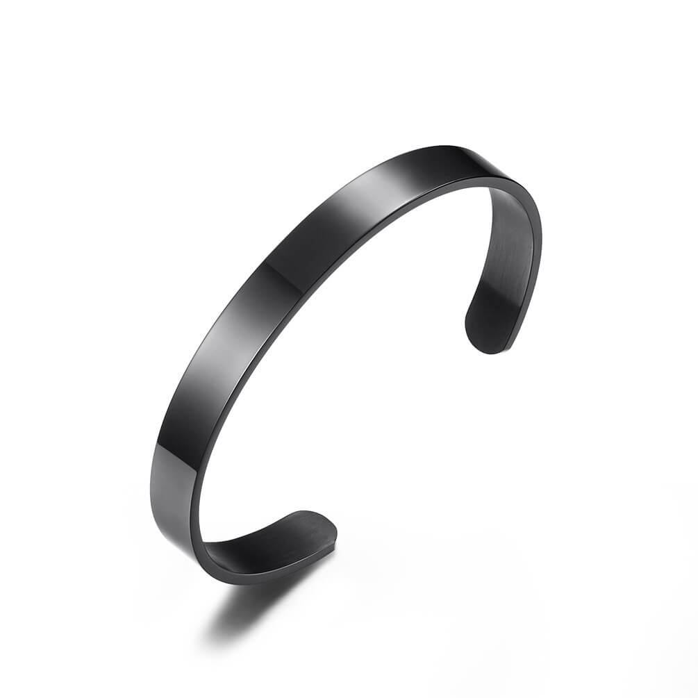 Couple Open Cuff Bracelets for Women and Men