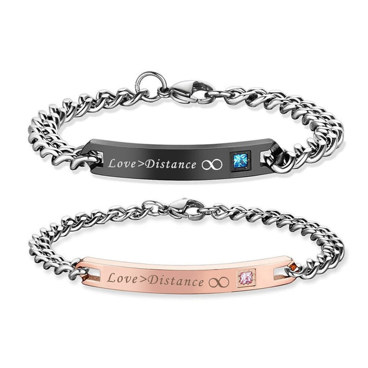 Love>Distance Infinite Love Couple Bracelets