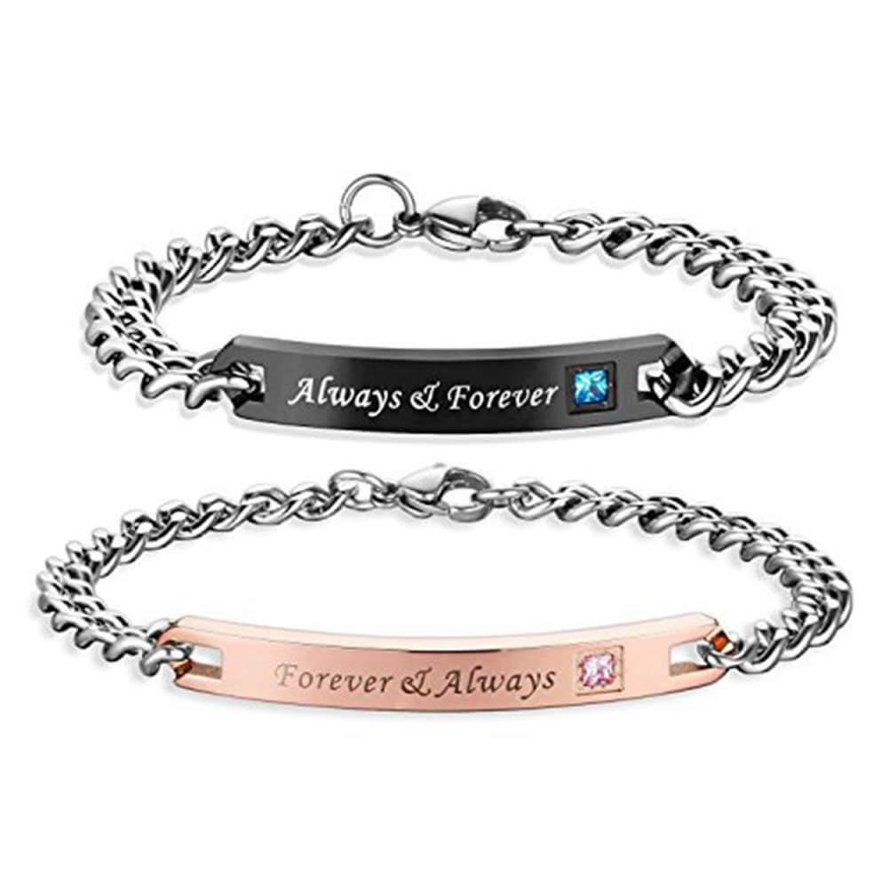 Always and Forever Couple Bracelets